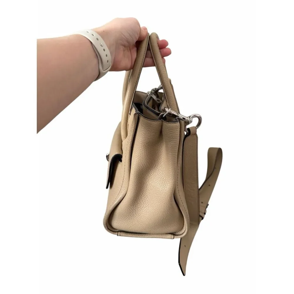 Mark‎ Jacobs Satchel Bag Lock That Leather Cream